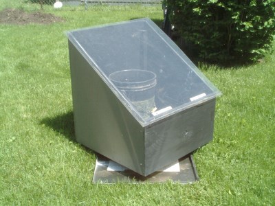 solar bucket water heater